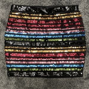 Express Rainbow Sequin Mini